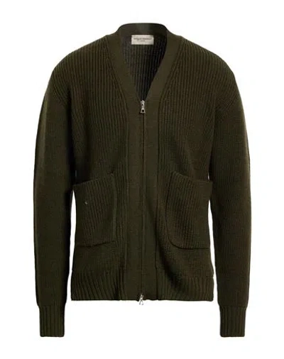 Officine Generale Officine Générale Man Cardigan Military Green Size Xl Wool
