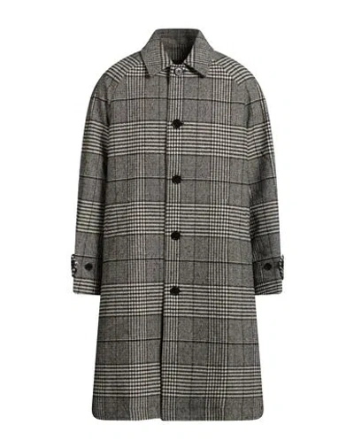 Officine Generale Officine Générale Man Coat Black Size 46 Wool, Polyester, Polyamide