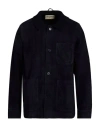 Officine Generale Officine Générale Man Jacket Midnight Blue Size Xl Goat Skin In Blue