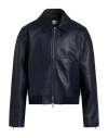 Officine Generale Officine Générale Man Jacket Midnight Blue Size Xxl Lambskin In Blue