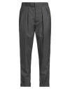 Officine Generale Officine Générale Man Pants Charcoal Size 36 Virgin Wool In Gray