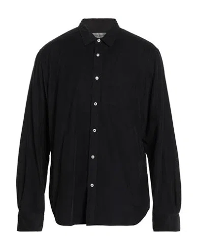 Officine Generale Officine Générale Man Shirt Black Size Xxl Cotton, Lyocell