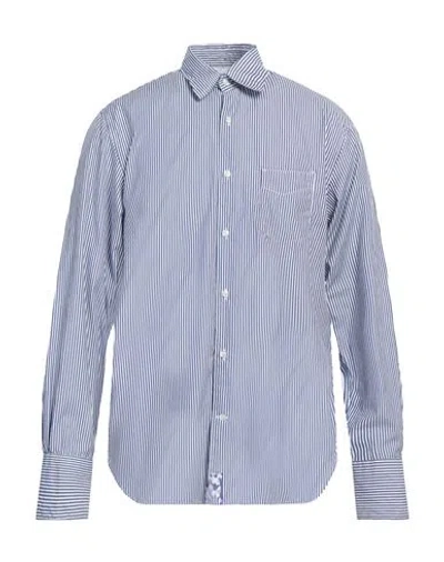 Officine Generale Officine Générale Man Shirt Blue Size Xl Organic Cotton