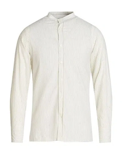 Officine Generale Officine Générale Man Shirt Ivory Size S Cotton In Neutral