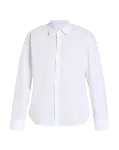 Officine Generale Officine Générale Man Shirt White Size Xxl Cotton