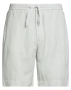 Officine Generale Officine Générale Man Shorts & Bermuda Shorts Light Grey Size 38 Lyocell, Linen, Cotton