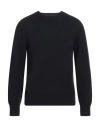Officine Generale Officine Générale Man Sweater Midnight Blue Size Xxl Virgin Wool In Black