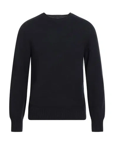 Officine Generale Officine Générale Man Sweater Midnight Blue Size Xxl Virgin Wool In Black