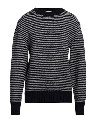 Officine Generale Officine Générale Man Sweater Navy Size Xl Wool, Nylon In Navy Blue