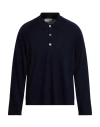 Officine Generale Officine Générale Man Sweater Navy Size Xxl Virgin Wool In Blue