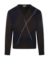 Officine Generale Manolo Sweater In Brown