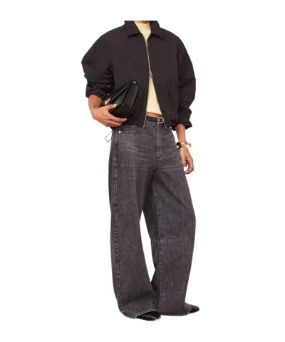 Officine Generale Marla Zip Jacket In Black