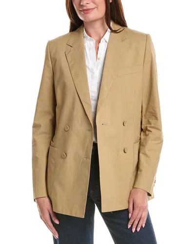 Officine Generale Mathilde Jacket In Burgundy