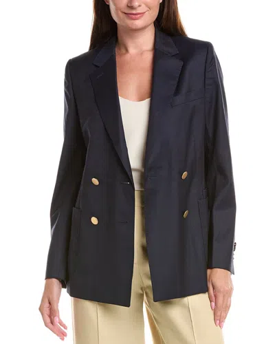 Officine Generale Mathilde Wool Jacket In Blue