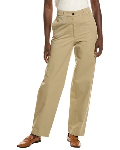 Officine Generale Megane Pant In Brown