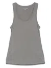 Officine Generale Mélange-effect Tank Top In Gray