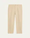 Officine Generale Men's Cotton Twill Straight Fit Five-pocket Pants In Neutral