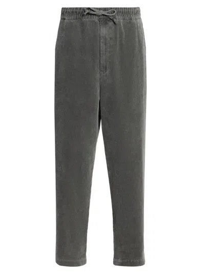 Officine Generale Men's Fernand Washed Corduroy Pants In Gray