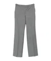 Officine Generale Mid-grey Straight-leg Trousers In Gray