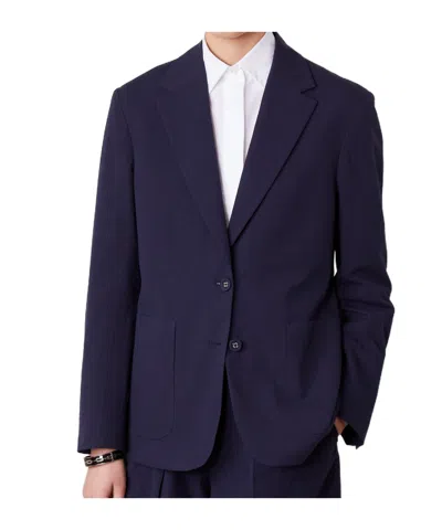 Officine Generale Miguaela Jacket In Blue