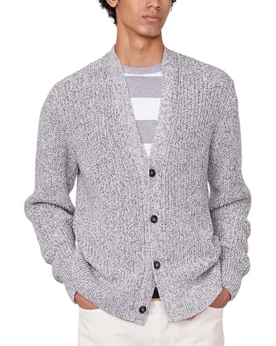 Officine Generale Miles Cotton Cardigan In Ecru