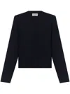 Officine Generale Officine Générale Mimy English Rib Itl Merino Wo Clothing In Dark Navy