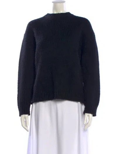 Pre-owned Officine Generale Mock Neck Sweater In Black