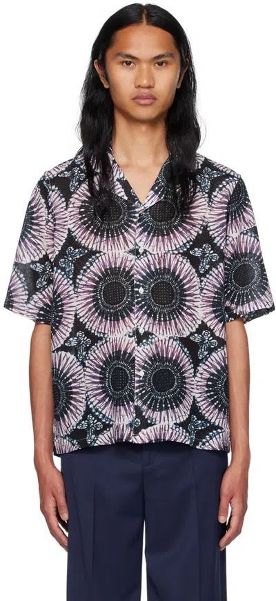 Officine Generale Eren Printed Shirt In Multi-colour