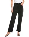 Officine Generale Naomi 5-pocket Black Jean In Black