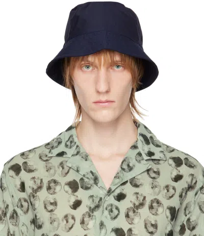 Officine Generale Navy Bob Bucket Hat
