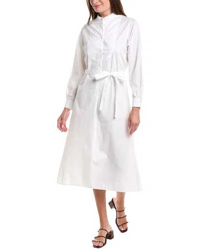 Officine Generale Nelly Shirtdress In White