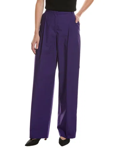Officine Generale New Sophie Pant In Purple