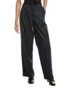 Officine Generale New Sophie Pts Itl Pinstrip Wo In Black