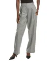 Officine Generale New Sophie Wool Pant In Gray