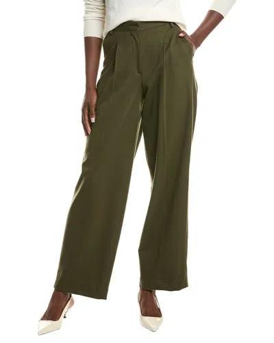 Officine Generale New Sophie Wool Pant In Green