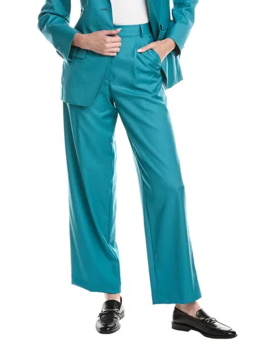 Officine Generale New Sophie Wool Pant In Blue