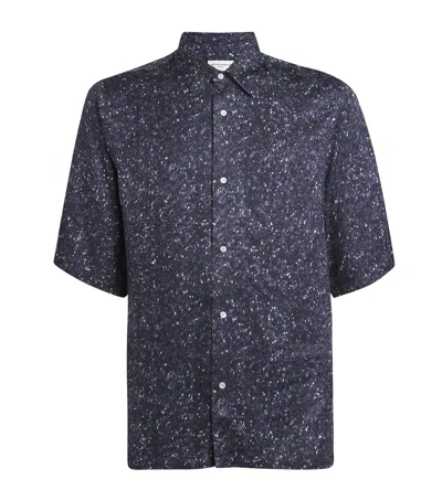 Officine Generale Night Sky Eloi Shirt In Navy