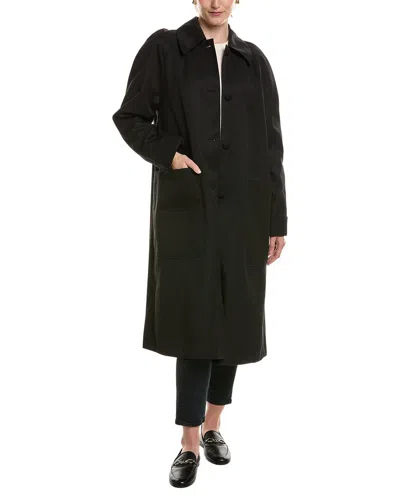 Officine Generale Ombelina Coat In Black