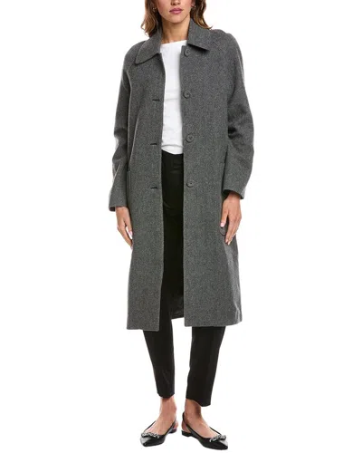 Officine Generale Ombeline Wool Coat In Black