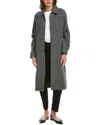 Officine Generale Ombeline Wool Coat In Gray