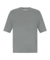 Officine Generale Crew-neck T-shirt In Gray