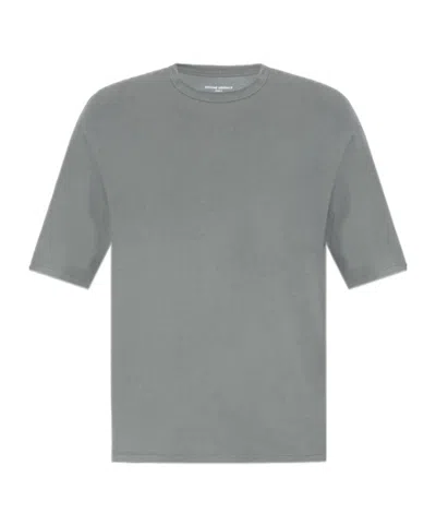 OFFICINE GENERALE OPEN-NECKED BLACK SHIRT