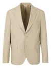 Officine Generale Officine Générale Blazer Straight Arthus In Neutrals