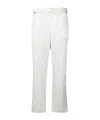 Officine Generale Owen Velvet Trousers In Ecru In White