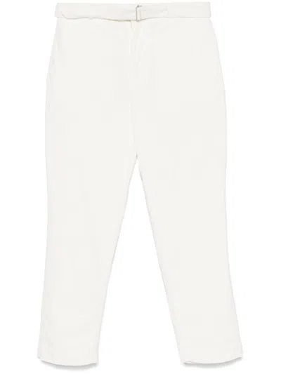 Officine Generale Owen Trousers In White