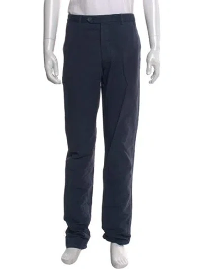 Pre-owned Officine Generale Pants In Blue