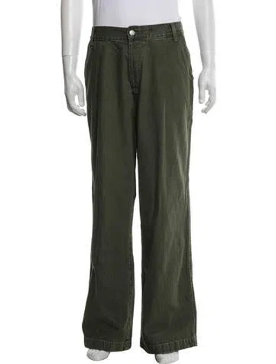 Pre-owned Officine Generale Pants In Green