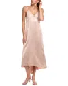 Officine Generale Paolina Slip Dress In Pink