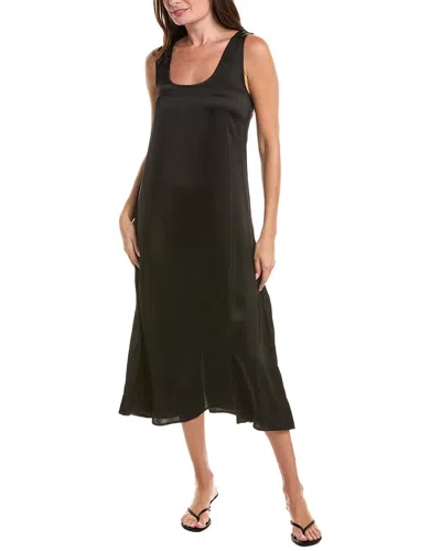 Officine Generale Patrizia Midi Dress In Black