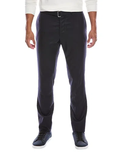 Officine Generale Paul Wool Pant In Blue